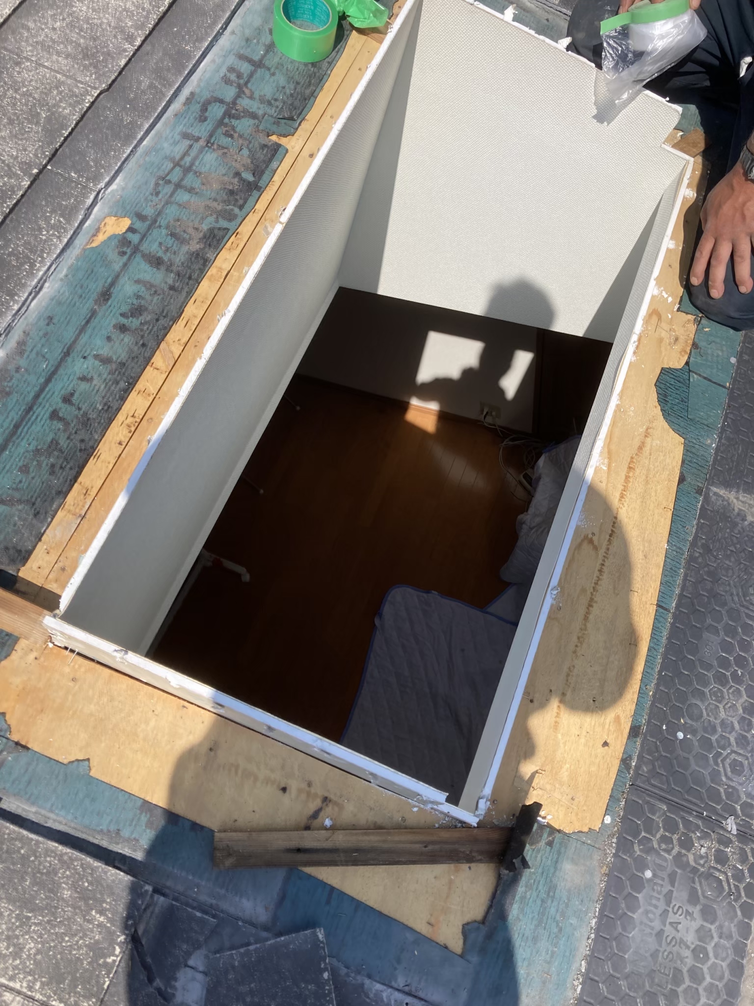 大屋根のトップライト